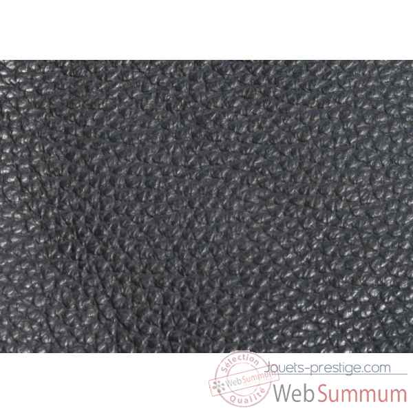 Coffret dominos cuir buffle noir -DOM01-n -2