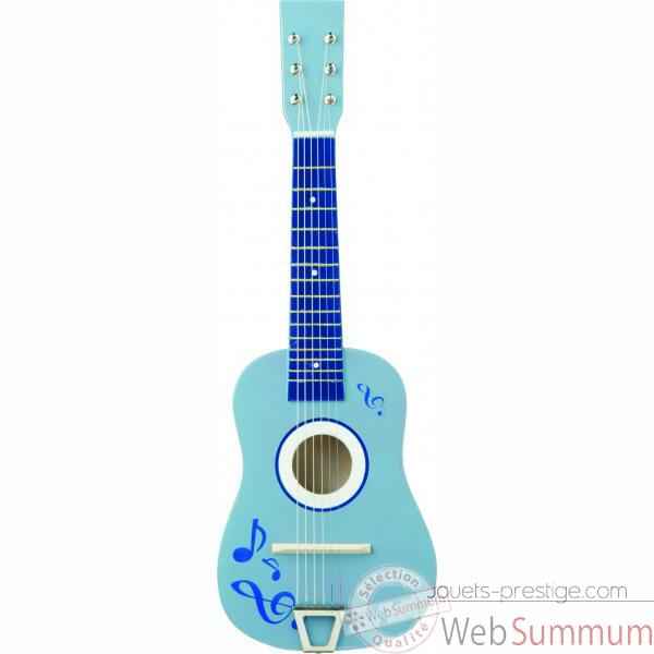 Guitare couleur bleu - 0349