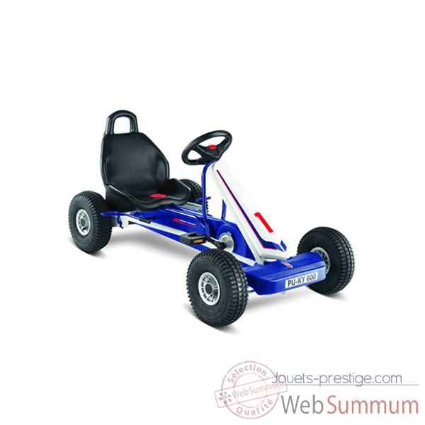 Karting  pdales Puky Blanc Bleu F 600L