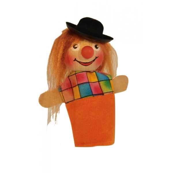 Marionnette a doigt Clown-dame- fipu Kersa -40245