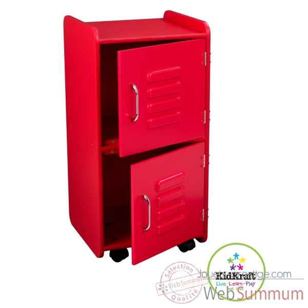 Casier de taille moyenne rouge KidKraft -14322