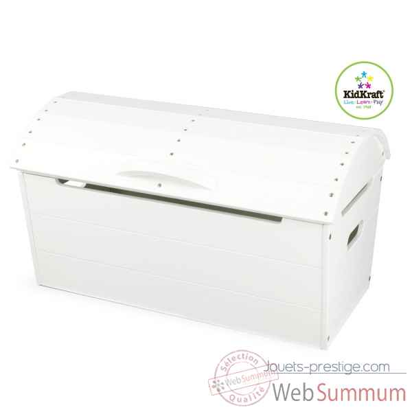 Malle de rangement round top blanche KidKraft -14540