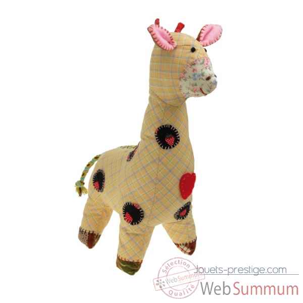 Girafe patchafari 17 cm Les Petites Marie -PAT0GIR17