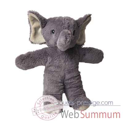 peluche Roudoudou elephant gris 30 cm les petites maries -FABH1ELEROU
