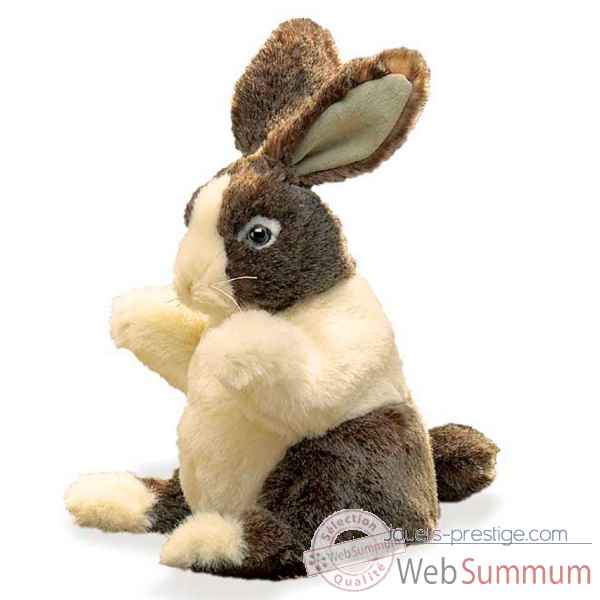 Marionnette peluche, bebe lapin Dutch -2571 -1