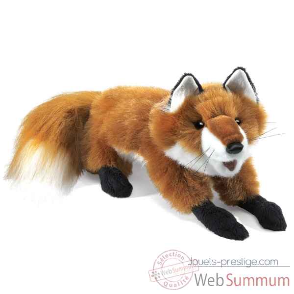 Marionnette peluche, petit renard roux -2576 -1