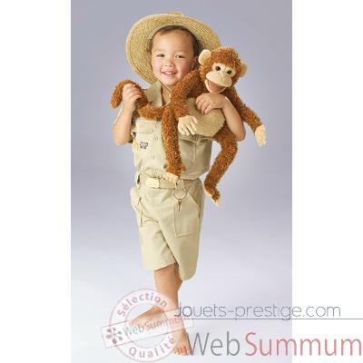 Marionnette peluche, Singe aux longues pattes -2505
