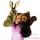 Marionnette peluche, Lapin pour thatre de marionettes -2800