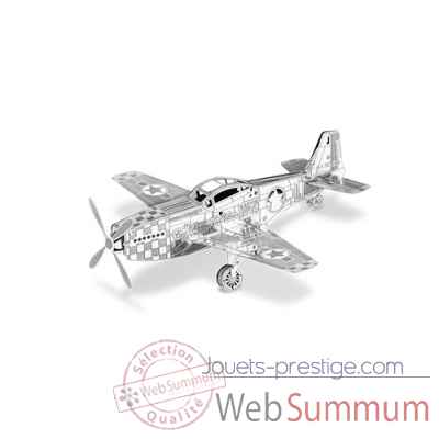 Maquette 3d en metal avion mustang p-51 Metal Earth -5061003