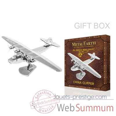 Maquette 3d en metal avion pan am china clipper Metal Earth -5060370