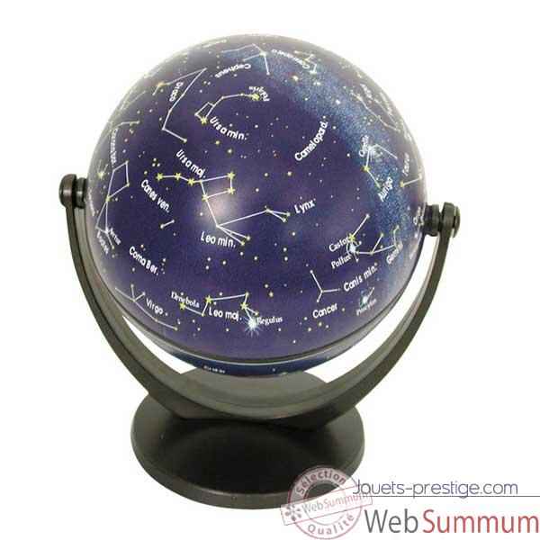 Mini-Globe geographique Stellanova non lumineux- modele classique en Latin - sphere 10 cm tournante basculante etoiles-SLETOILES