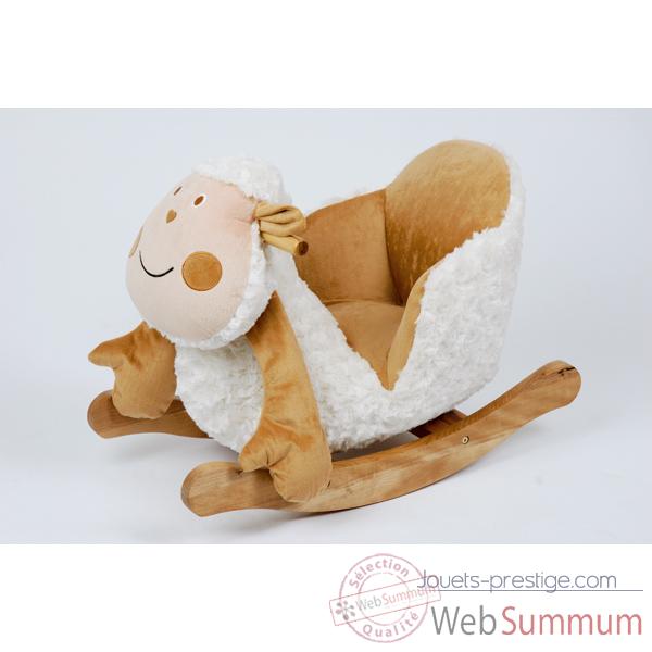 Porteur peluche mouton baby � bascule -ho1408