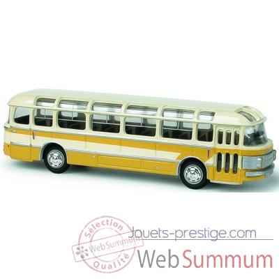 Coffret de 4 bus saviem beige et jaune ho Norev 521003