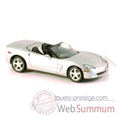 Corvette c6 cabriolet machine silver Norev 900001