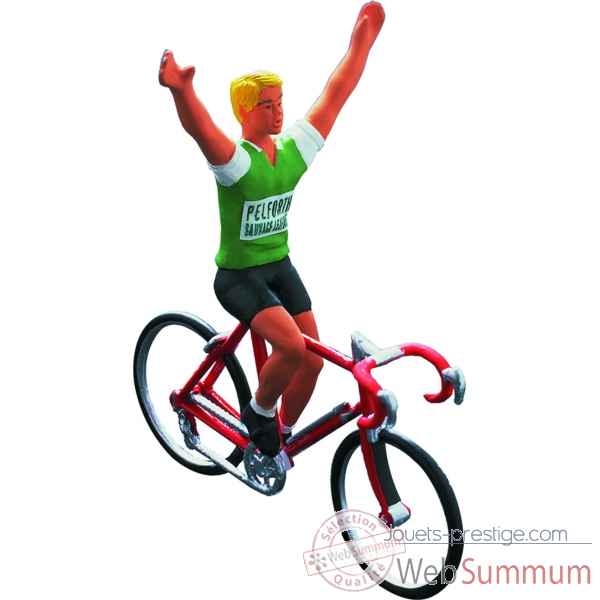 Cycliste maillot vert pelforth Norev CC4507