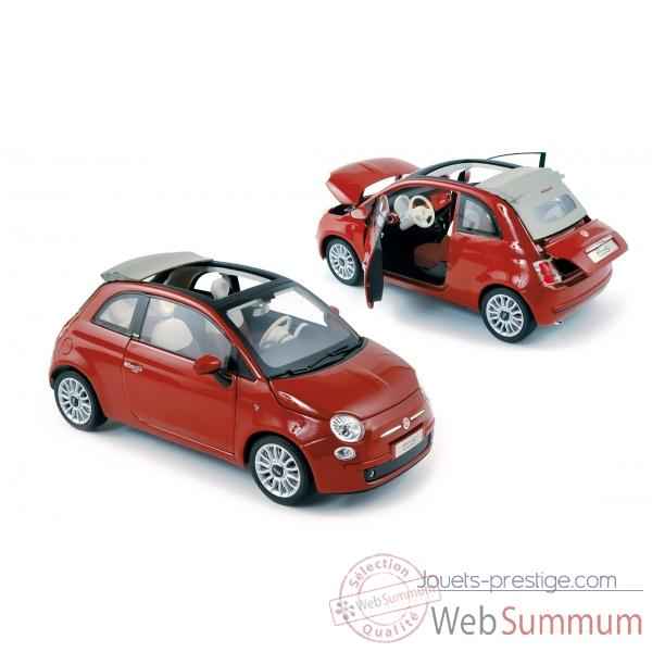 Fiat 500 c 2009 pearl red Norev 187750