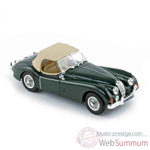 Jaguar xk140 roadster 1957 british racing green  Norev 270030