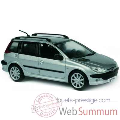 Peugeot 206 sw gris quartz metal Norev 472632