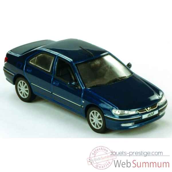 Peugeot 406 berline st pack sport 2000 bleu piana Norev 474600