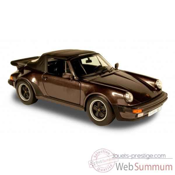 Porsche 911 turbo 3.3l cabriolet brun  1987 Norev 187514