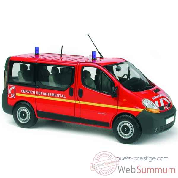 Renault trafic pompier vitre service departemental Norev 518052