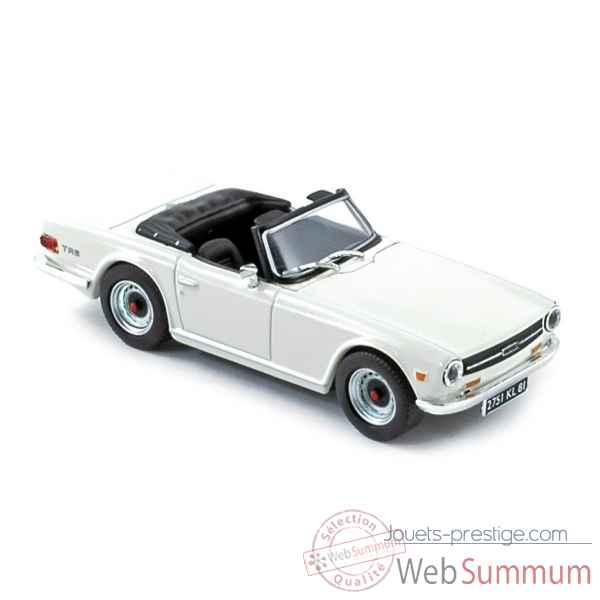 Triumph tr6 1970 - white  Norev 350096