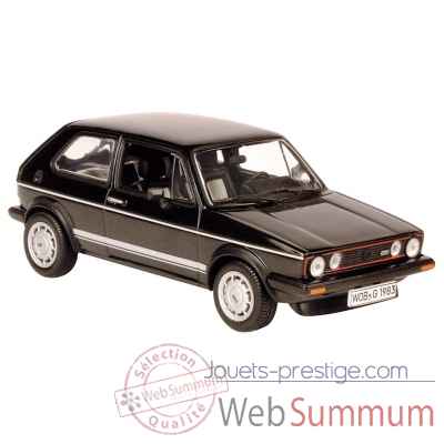 Volkswagen golf gti pirelli 1984 noir Norev 840041