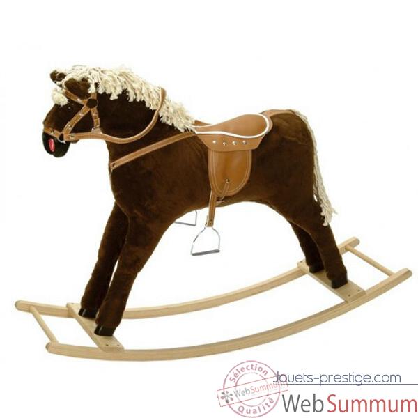 Cheval � bascule style peluche grand mod�le - 1101