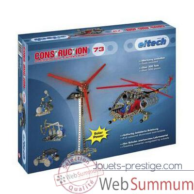 Construction Eitech POWER set de luxe avec panneau solaire - 100073