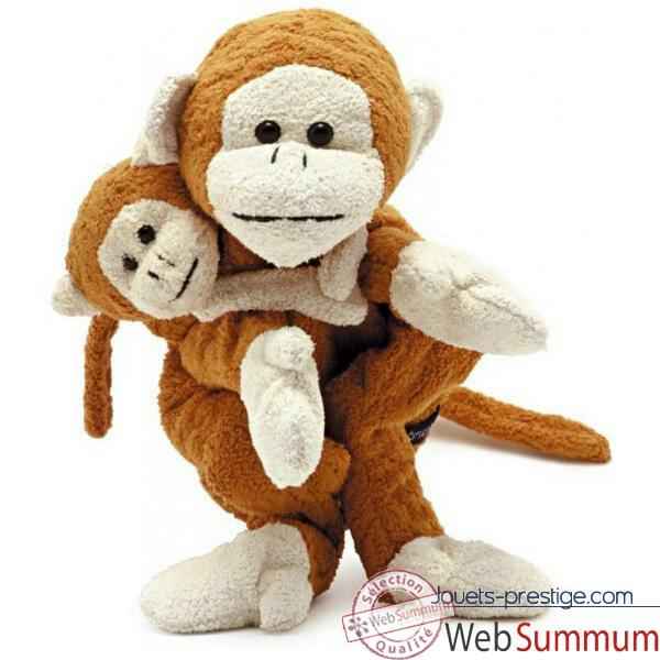 Marionnette tissus- Jacky le singe -5719