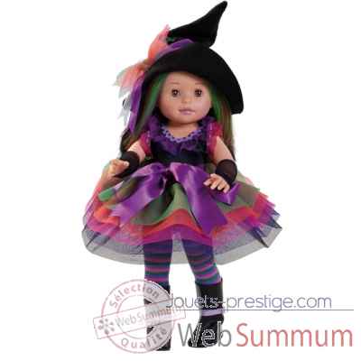 poupée witch,elle rigole  G26/28 sorciere,Halloween 29cm,objet de légende 
