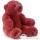 Peluche Oursons assis rouge Anima -7051