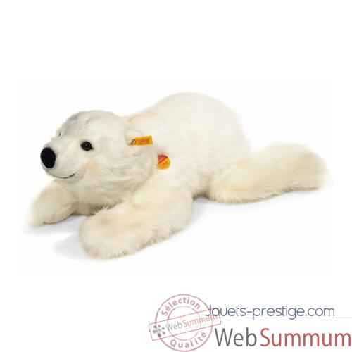 Video Peluche Steiff Ours polaire Snobby couche-113024