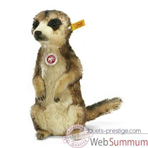 Peluche Steiff Suricate Mungo mohair beige chin -st071249