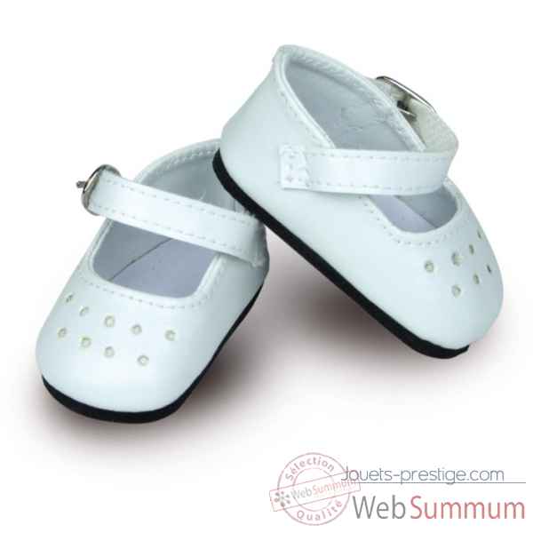 Chaussures  bride coloris blanc taille 39 / 40 cm Petitcollin -603902
