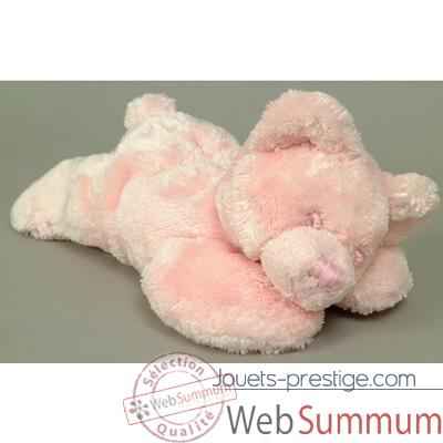 Les Petites Marie-Peluche retro, ours Louisette couleur rose