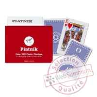 100% plastic poker Piatnik-jeux 236037