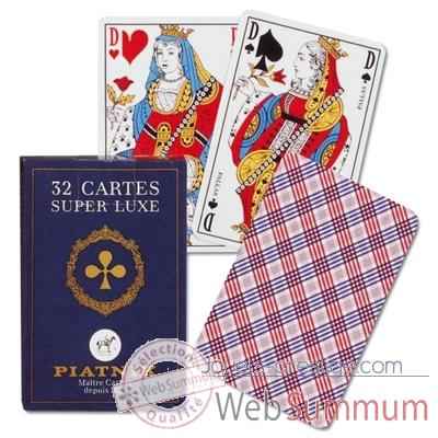 32 cartes, boite carton Piatnik-jeux 144318