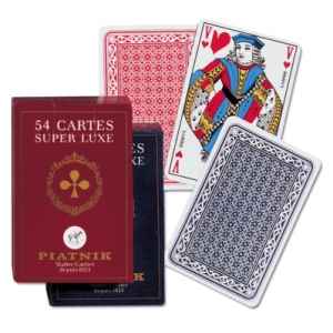 54 cartes, boite carton Piatnik-jeux 144417