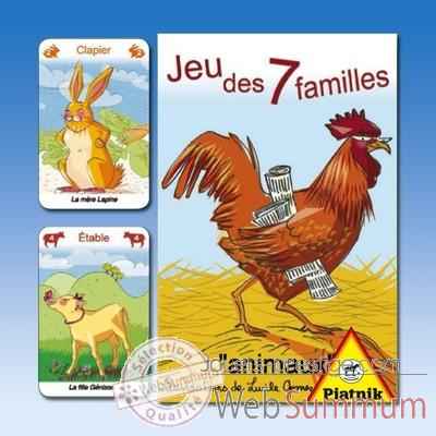 Jeu de 7 familles animaux de la ferme Piatnik-jeux 488214