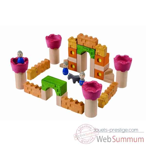Bloc de construction - chateau Plan Toys -5651