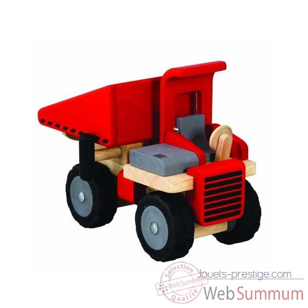 Camion benne jouet en bois plantoys 6314