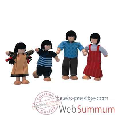 Famille asiatique en bois - Plan Toys 7417