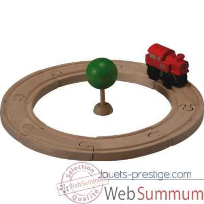 Circuit rail route starter en bois - Plan Toys 6205