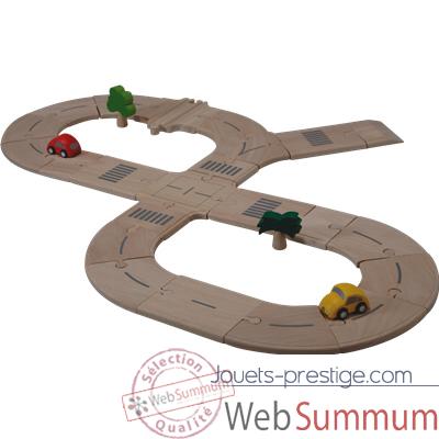 Circuit routier en bois - Plan Toys 6077