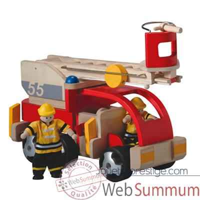 Camion de pompier en bois - Plan Toys 6310