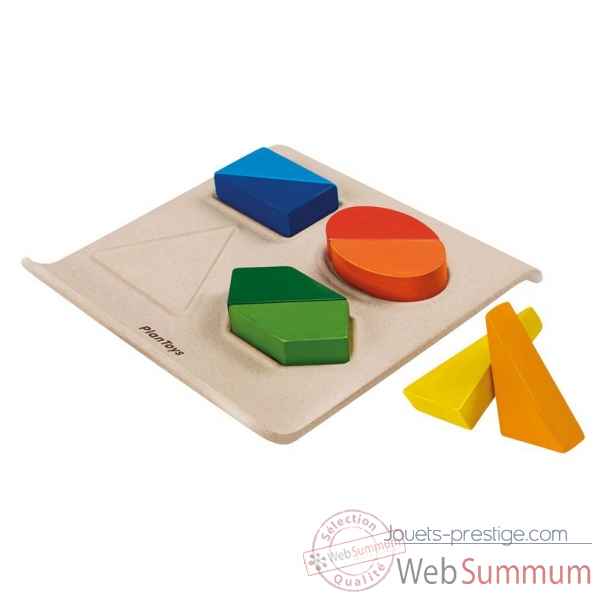 Puzzle formes geometriques Plan Toys -5645