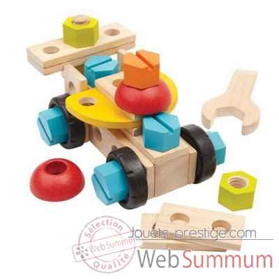 Set de construction 40 pieces Plan Toys -5539