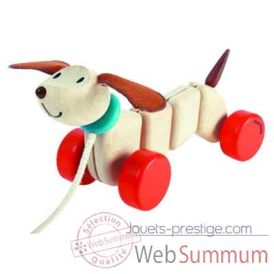 teck le chien geant a tirer Plan Toys -8386