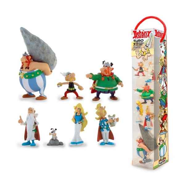 Tubo asterix village (6 figurines) Plastoy -70385